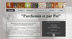 Desktop Screenshot of parcheminetparpot.com